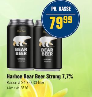 Harboe Bear Beer Strong 7,7%