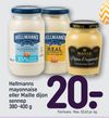 Hellmanns mayonnaise eller Maille dijon sennep 380-400 g