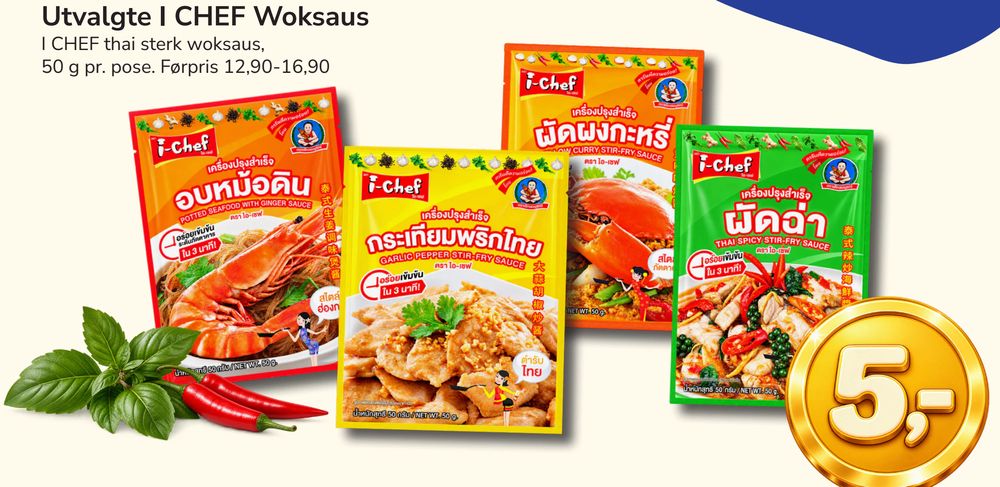 Utvalgte I CHEF Woksaus
