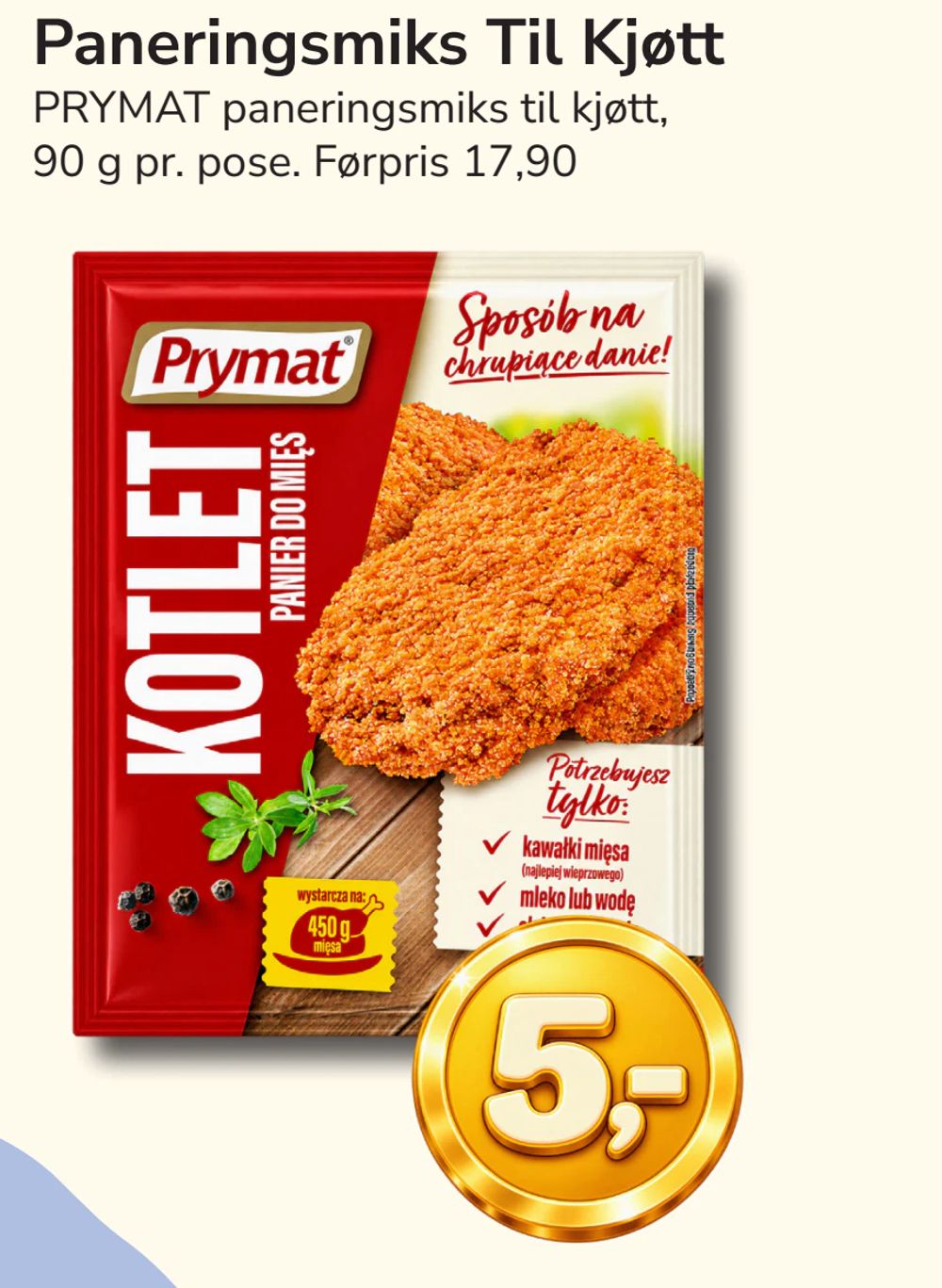 Paneringsmiks Til Kjøtt