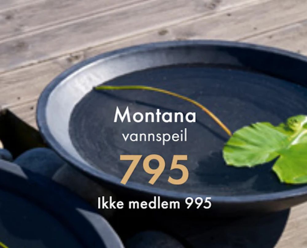 Tilbud på Montana fra Fagmøbler til 995 kr