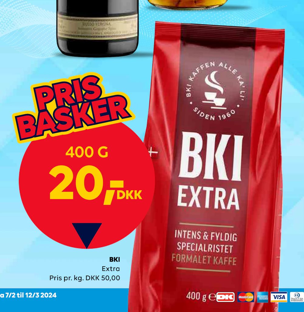 Deals on BKI from BorderShop at 20 kr.