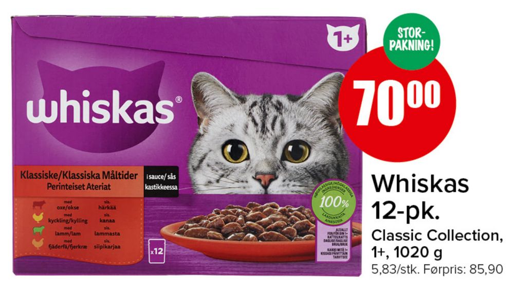 Whiskas 12-pk.