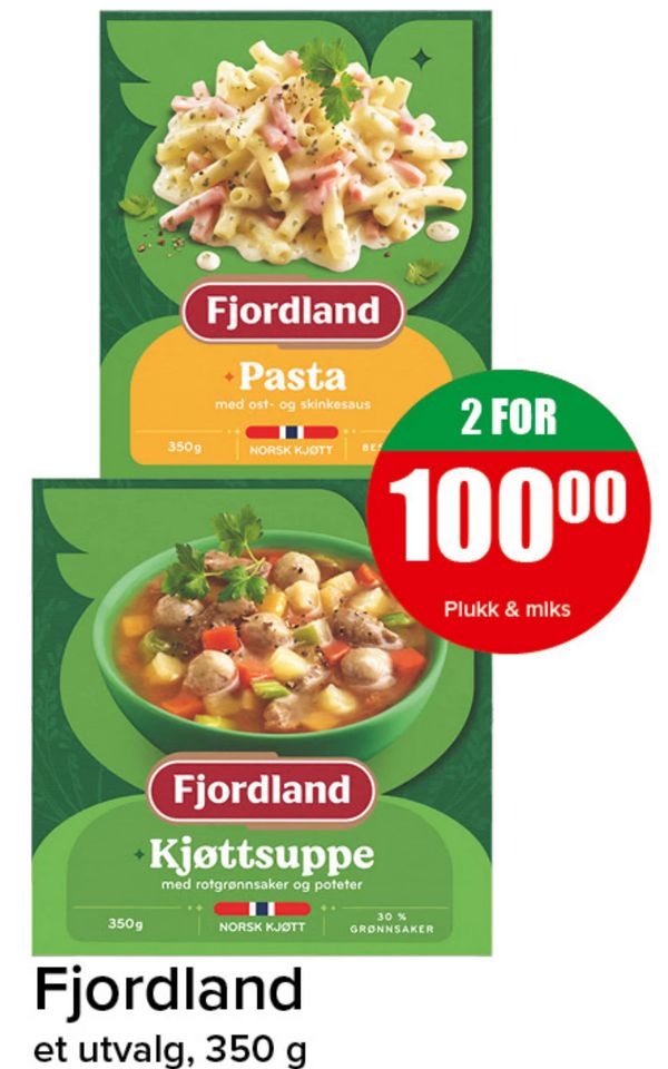 Fjordland et utvalg, 350 g