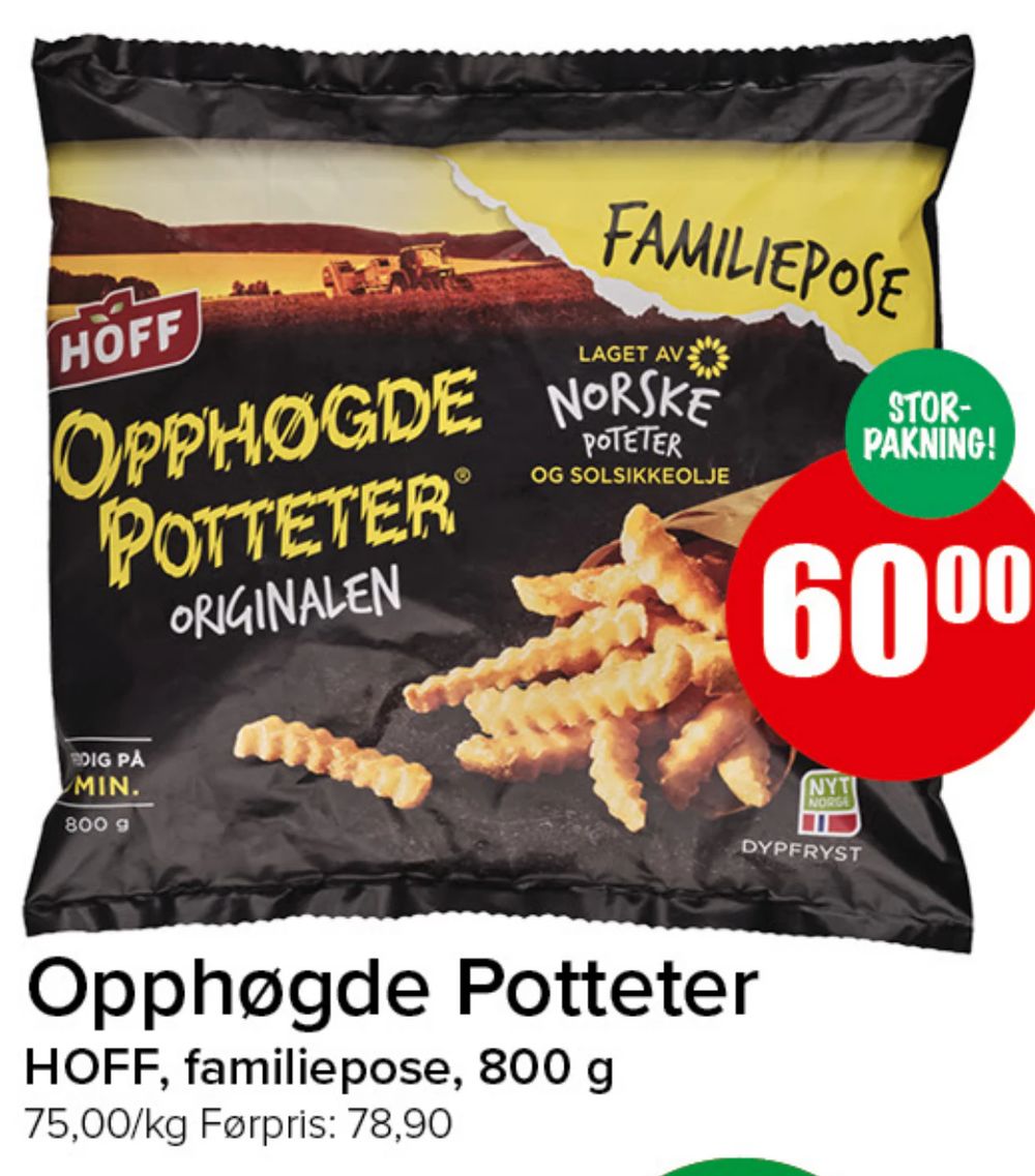 Opphøgde Potteter
