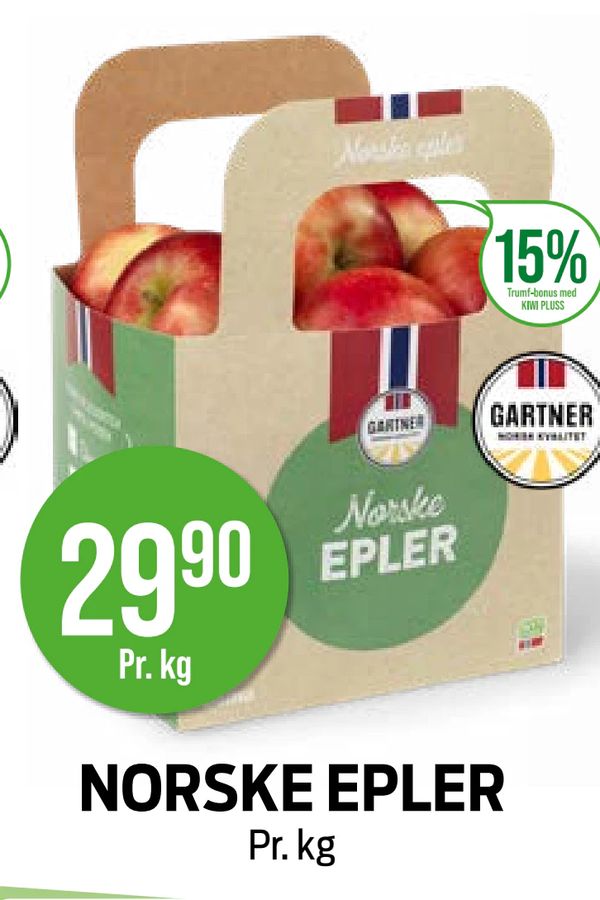 NORSKE EPLER Pr. kg