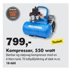 Kompressor, 550 watt