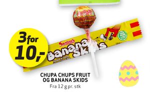 Chupa Chups Fruit and Banana Skids