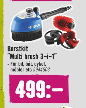 Borstkit ”Multi brush 3-i-1”