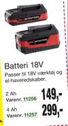 Batteri 18V