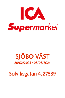 ICA Supermarket Sjöbo Väst