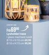 Lysholder/vase
