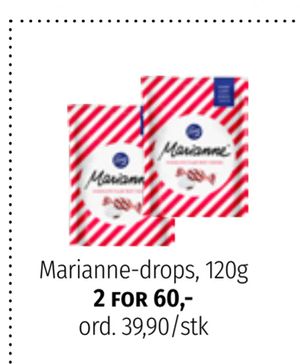 Marianne-drops, 120g
