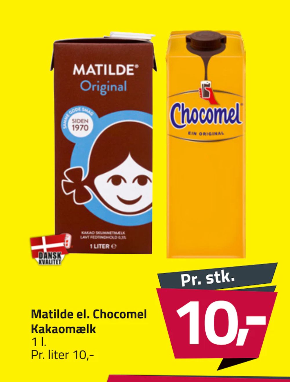 Tilbud på Matilde el. Chocomel Kakaomælk fra Fleggaard til 10 kr.