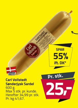Carl Vollstedt Sønderjysk Sardel