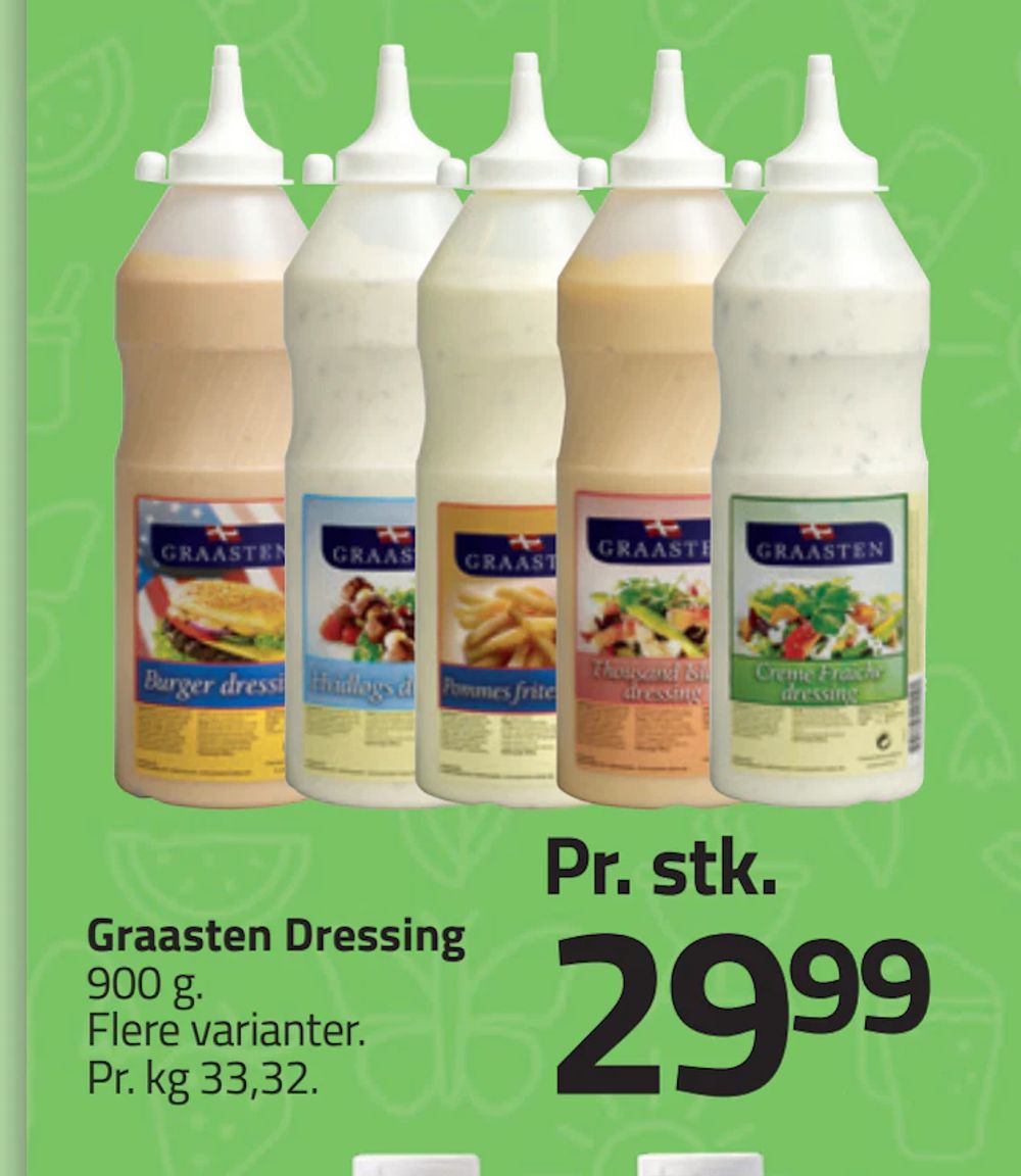 Tilbud på Graasten Dressing fra Fleggaard til 29,99 kr.