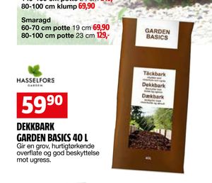 DEKKBARK GARDEN BASICS 40 L