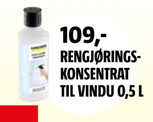 RENGJØRINGSKONSENTRAT TIL VINDU 0,5 L