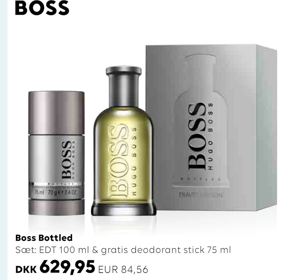 Erbjudanden på Boss Bottled från Scandlines Travel Shop för 84,56 €