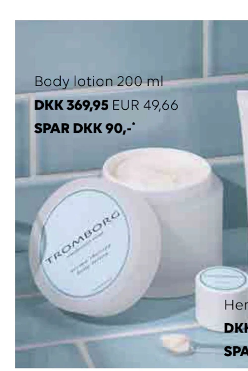 Erbjudanden på Body lotion 200 ml från Scandlines Travel Shop för 49,66 €