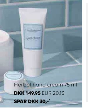 Herbal hand cream 75 ml