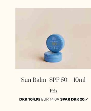 Sun Balm SPF 50 – 10ml