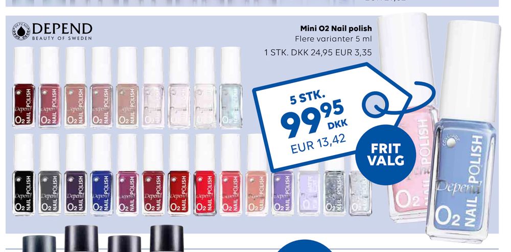 Erbjudanden på Mini O2 Nail polish från Scandlines Travel Shop för 13,42 €