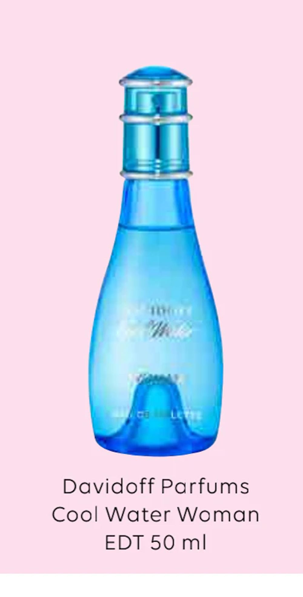Erbjudanden på Davidoff Parfums Cool Water Woman EDT 50 ml från Scandlines Travel Shop för 33,42 €