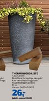 THERMOWOOD LISTE