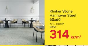 Klinker Stone Hannover Steel 60x60