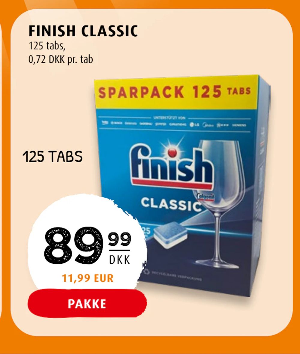 Tilbud på FINISH CLASSIC fra Scandinavian Park til 89,99 kr.