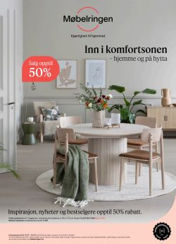 Møbelringen Møbelringen - Komfortsonen hjemme og på hytta - Salg opptil 50%