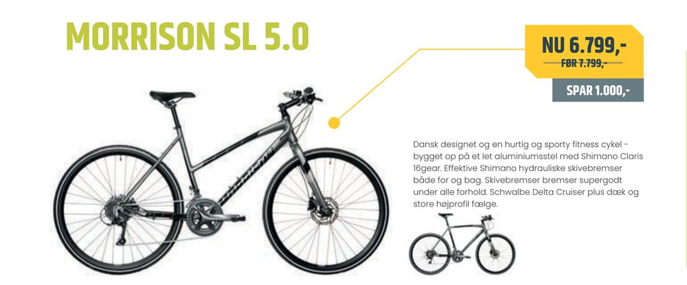 Tilbud på MORRISON SL 5.0 fra Bike&Co til 6.799 kr.