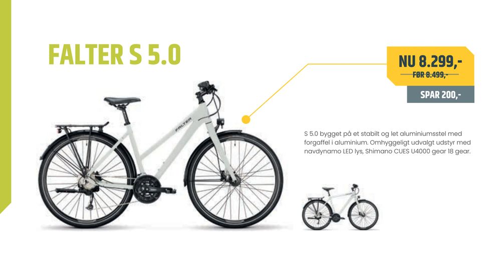 Tilbud på FALTER S 5.0 fra Bike&Co til 8.299 kr.
