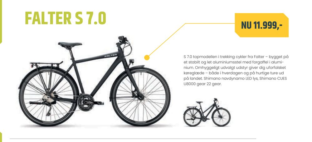 Tilbud på FALTER S 7.0 fra Bike&Co til 11.999 kr.