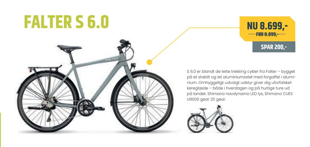 Tilbud på FALTER S 6.0 fra Bike&Co til 8.699 kr.