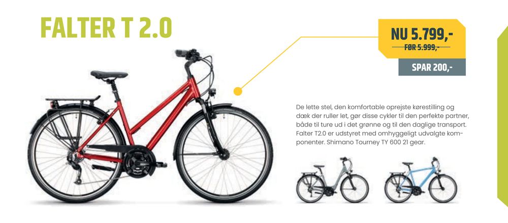 Tilbud på FALTER T 2.0 fra Bike&Co til 5.799 kr.