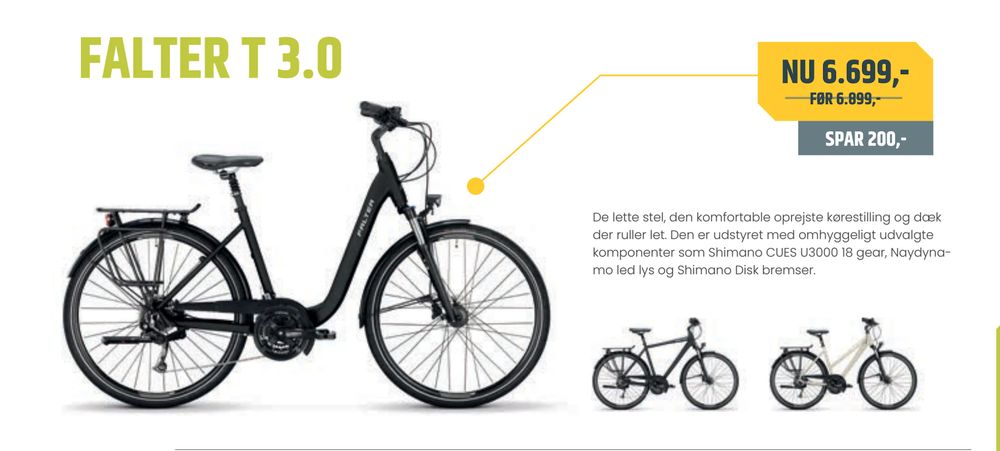 Tilbud på FALTER T 3.0 fra Bike&Co til 6.699 kr.