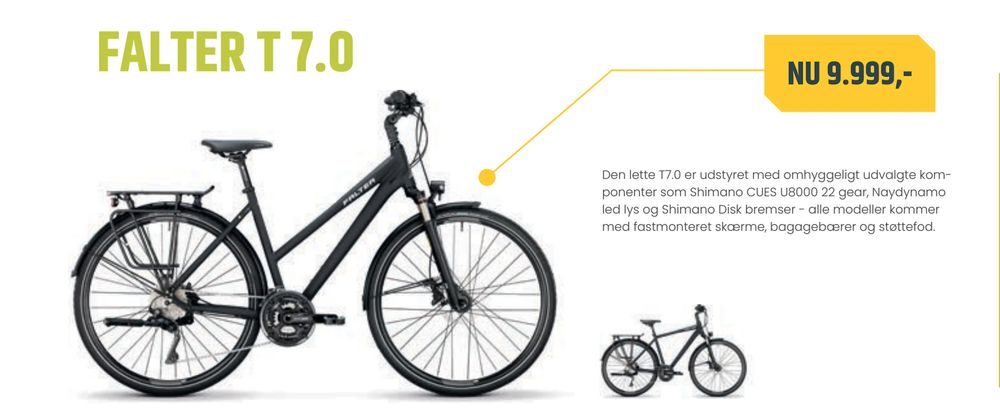 Tilbud på FALTER T 7.0 fra Bike&Co til 9.999 kr.