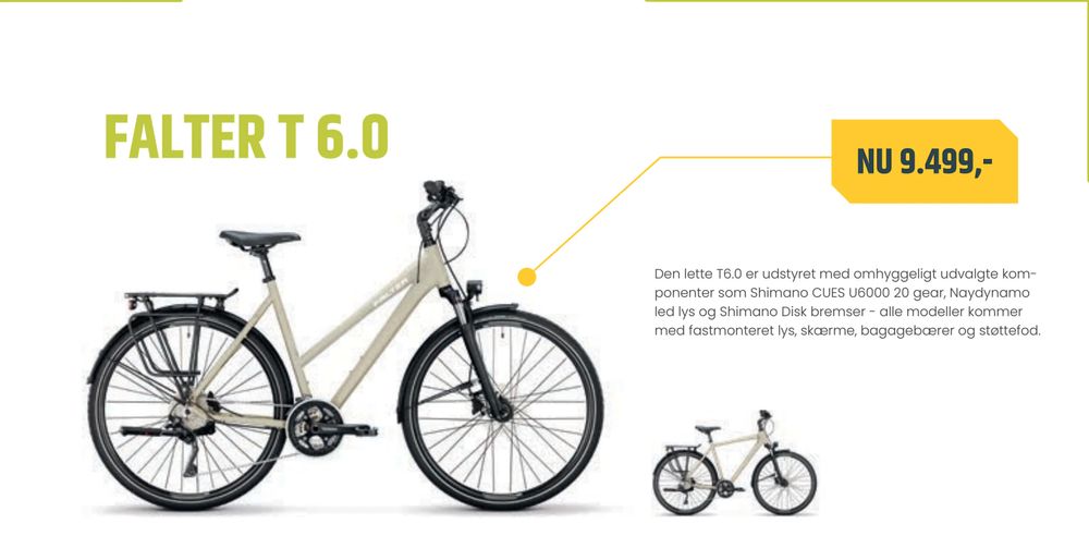 Tilbud på FALTER T 6.0 fra Bike&Co til 9.499 kr.