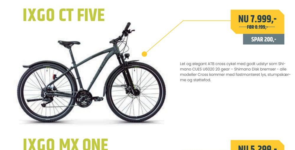 Tilbud på IXGO CT FIVE fra Bike&Co til 7.999 kr.