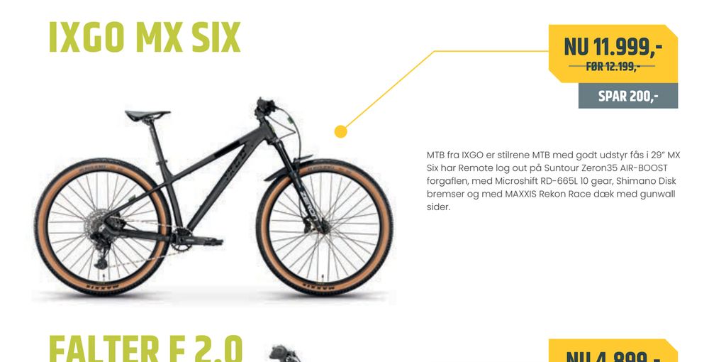 Tilbud på IXGO MX SIX fra Bike&Co til 11.999 kr.