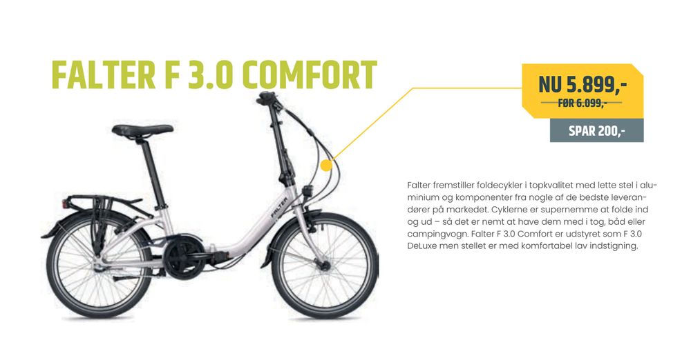 Tilbud på FALTER F 3.0 COMFORT fra Bike&Co til 5.899 kr.