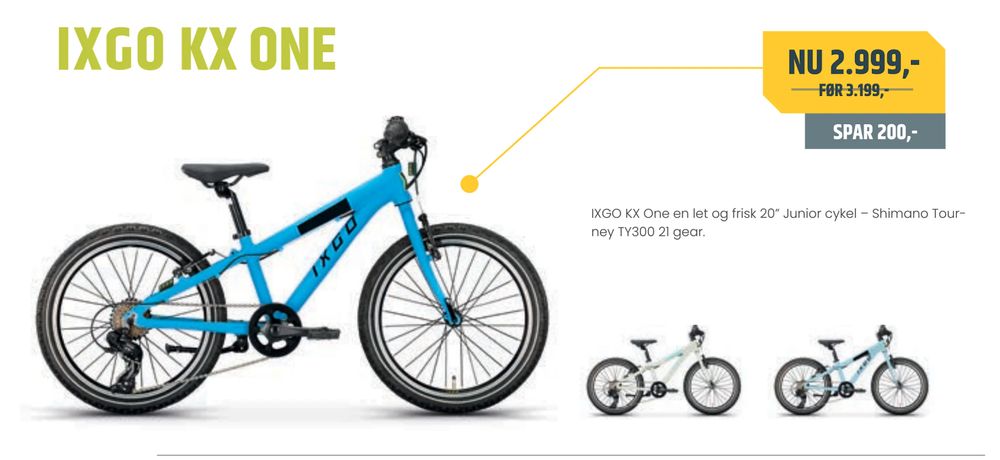 Tilbud på IXGO KX ONE fra Bike&Co til 2.999 kr.