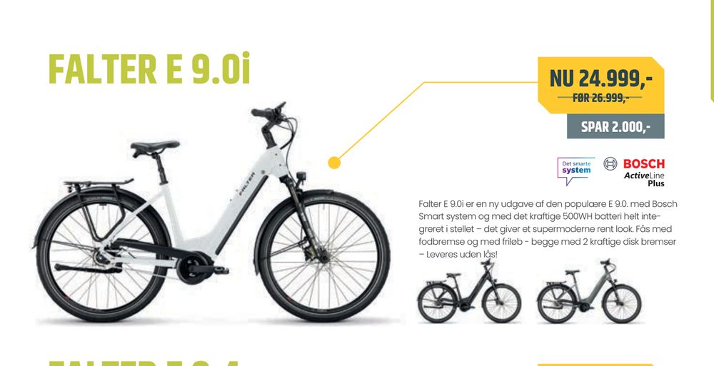 Tilbud på FALTER E 9.0i fra Bike&Co til 24.999 kr.