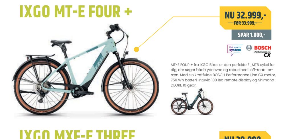 Tilbud på IXGO MT-E FOUR + fra Bike&Co til 32.999 kr.