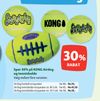 Spar 30% på KONG Airdog og tennisbolde