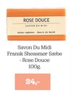 Savon Du Midi Fransk Sheasmør Sæbe - Rose Douce 100g.