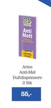 Aries Anti-Møl Duftdispensere 2 Stk