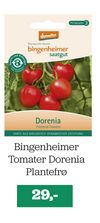 Bingenheimer Tomater Dorenia Plantefrø